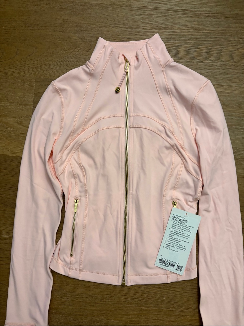 Lululemon Define Cropped Jacket NWT Pink 4